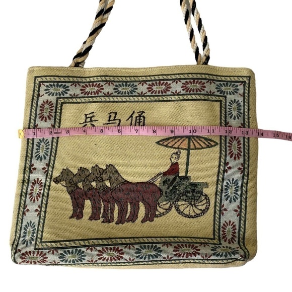 Hand bag with Terra cotta horses - Picture 5 of 5